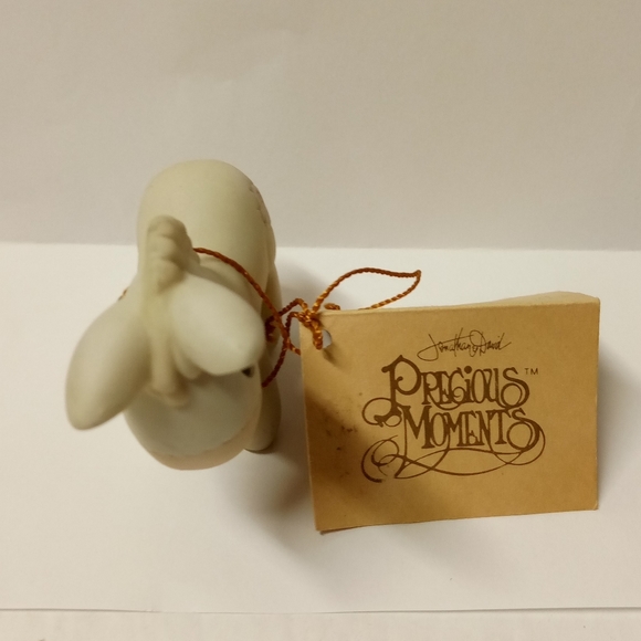 Vintage Johnathan & David PRECIOUS MOMENTS Figure Porcelain Sculptured Animal - Picture 3 of 10